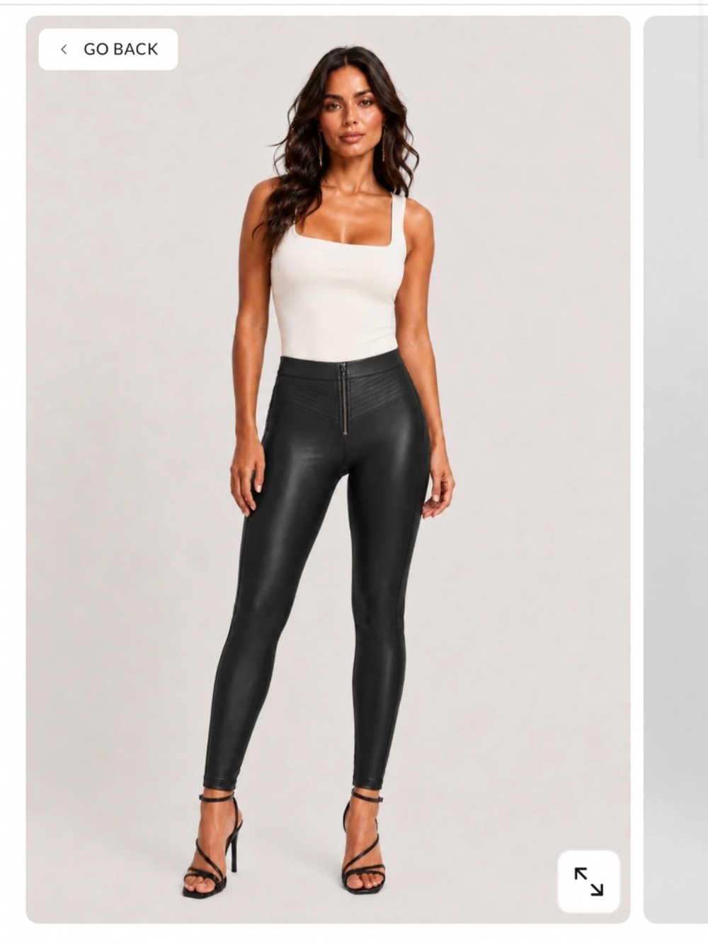 New with tags! Faux leather Freddy leggings